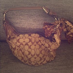 Coach Vintage Purse with coach ribbon
